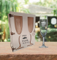 Preview: Sektglas Set "Hochzeit oder Verlobung" im edlen Geschenkholzkasten